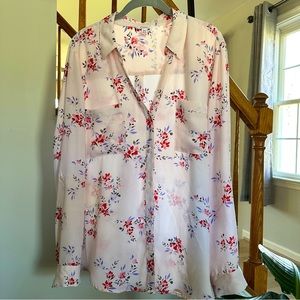 Candies Sheer Button Down